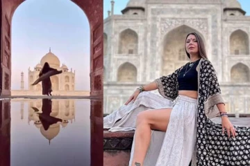 இது தாஜ்மஹாலா? சொர்க்கமா? வைரலாகும் பிரித்தானிய பெண்ணின் வீடியோ