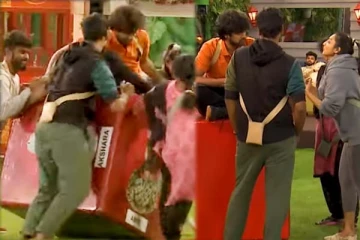 புதிய டாஸ்கால் அண்ணன் தங்கைக்குள் ஏற்பட்ட சண்டை: கீழே விழுந்து அடிபட்ட ராஜு