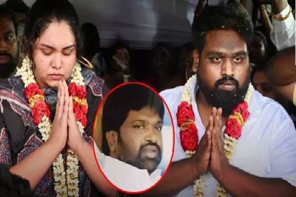 ரவுடி நாகேந்திரன் சடலம் முன்பு 2ஆவது மகன் திருமணம்! | Rowdy Nagendran S Son Marries Father S Funeral