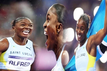 ஒலிம்பிக் 100 மீற்றர் ஓட்டத்தில் புதிய சாதனை: பின்தள்ளப்பட்ட அமெரிக்கா