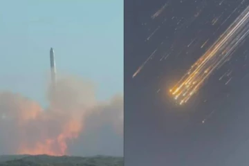 பறக்கத் தொடங்கிய சிறிது நேரத்தில் வெடித்து சிதறிய ஸ்டார்ஷிப் ராக்கெட்!