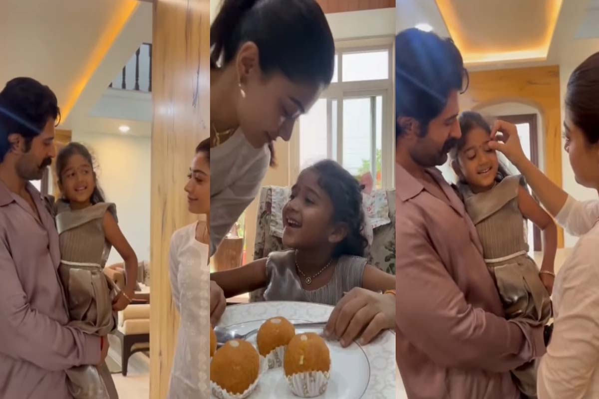 திருமணத்தை குறித்து குட்டி குழந்தை கேட்ட ஒற்றை கேள்வி! ராஷ்மிகா, விஜய் தேவரகொண்டா நெகிழ்ச்சி செயல் | Vijay Deverakonda Rashmika Invites Kid For Feast திருமணத்தை குறித்து குட்டி குழந்தை கேட்ட ஒற்றை கேள்வி! ராஷ்மிகா, விஜய் தேவரகொண்டா நெகிழ்ச்சி செயல் | Vijay Deverakonda Rashmika Invites Kid For Feast