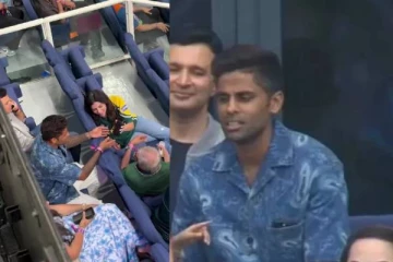 சூர்யகுமார் யாதவுடன் செல்ஃபி எடுத்த பாகிஸ்தான் ரசிகை: வைரலாகும் வீடியோ