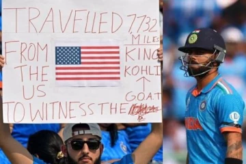 12,445 கி.மீ பயணித்து ஆவலாக வந்த ரசிகர்! முதல் முறையாக டக்அவுட் ஆகி ஏமாற்றிய கோலி