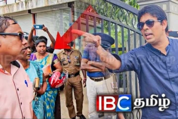 பிரதேச சபை பெண் உறுப்பினர்களை தாக்கும் பாணியில் சென்ற அர்ச்சுனா : வேடிக்கை பார்த்த காவல்துறை