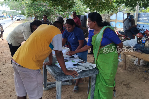 சர்வதேச நீதி கோரிய கையெழுத்து போராட்டம் இன்று பருத்தித்துறையில்... | Signature Protest In Point Pedro Today