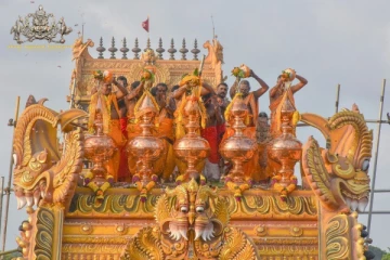 நல்லூரில்  பஞ்ச தள ஶ்ரீ குமார கோபுர கலசாபிஷேகம்..! (படங்கள்)