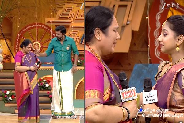 67 வயது VS 13 வயது: நடிகைகளுக்கு இடையில் போட்டி! கொளுத்தி போட்ட தொகுப்பாளர் | Tamizhatamizha Pongal Special Show Promo