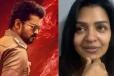 විජයගේ ‘ජන නායකන්’ චිත්‍රපටයෙන් තම දර්ශනය ඉවත් කළ බව කියමින් දෙමළ නිළිය කඳුළු සලයි
