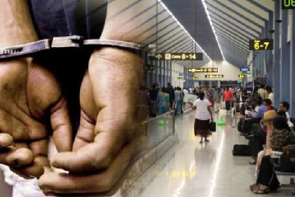 இந்தியாவிலிருந்து நாடு கடத்தப்பட்ட முக்கிய குற்றவாளி கட்டுநாயக்கவில் கைது | Deported Indian Criminal Held In Katunayake