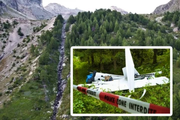 சுவிட்சர்லாந்தில் விபத்துக்குள்ளான கிளைடர் வானூர்தி: இருவர் பலி