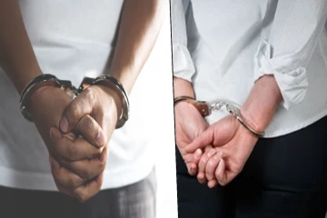 திடீர் சோதனையில் மூதாட்டி உட்பட இருவர் கைது ; சோதனையில் மீட்கப்பட்ட பொருட்கள்