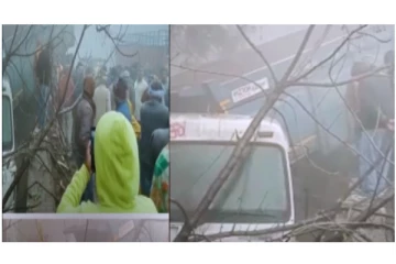 ரேபரேலியில் கடும் பனி காரணமாக பயங்கர சாலை விபத்து - 3 பேர் பலி...!