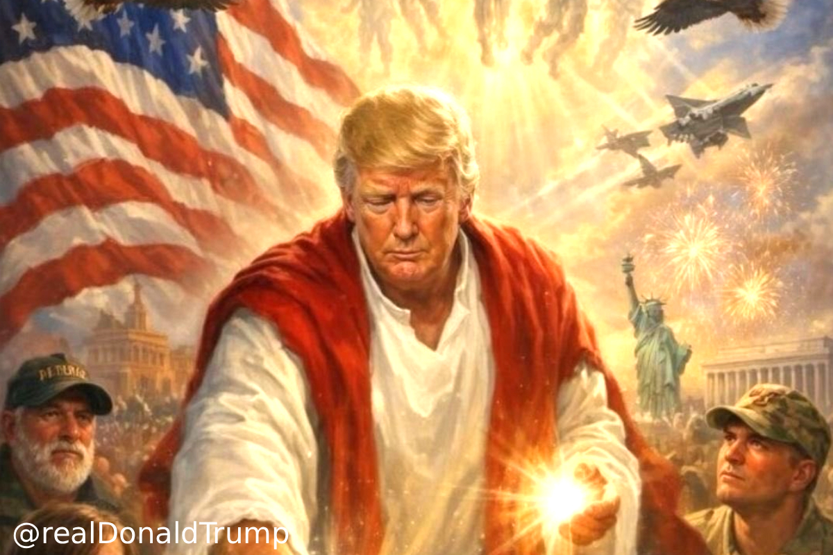 Trump Jesus image controversy, Trump Truth Social post, Trump removes Christ-like photo, Christian backlash Trump post, Trump vs Pope Leo XIV, Trump Orthodox Easter outrage #Trump #JesusImage #TruthSocial #ChristianBacklash #OrthodoxEaster #USPolitics #ReligiousControversy #TrumpNews