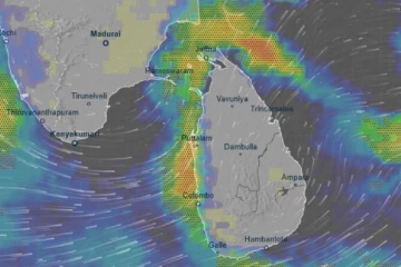 ඉදිරි පැය 36 සඳහා කාලගුණ අනාවැකිය නිකුත් කෙරේ- ප්‍රදේශ රැසකට වැසි සහ තද සුළං