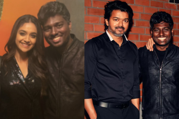 கோலகலமாக நடந்த இயக்குநர் அட்லீயின் பிறந்தநாள் பார்ட்டி! நடிகை கீர்த்தி சுரேஷ் அணிந்து வந்த உடை