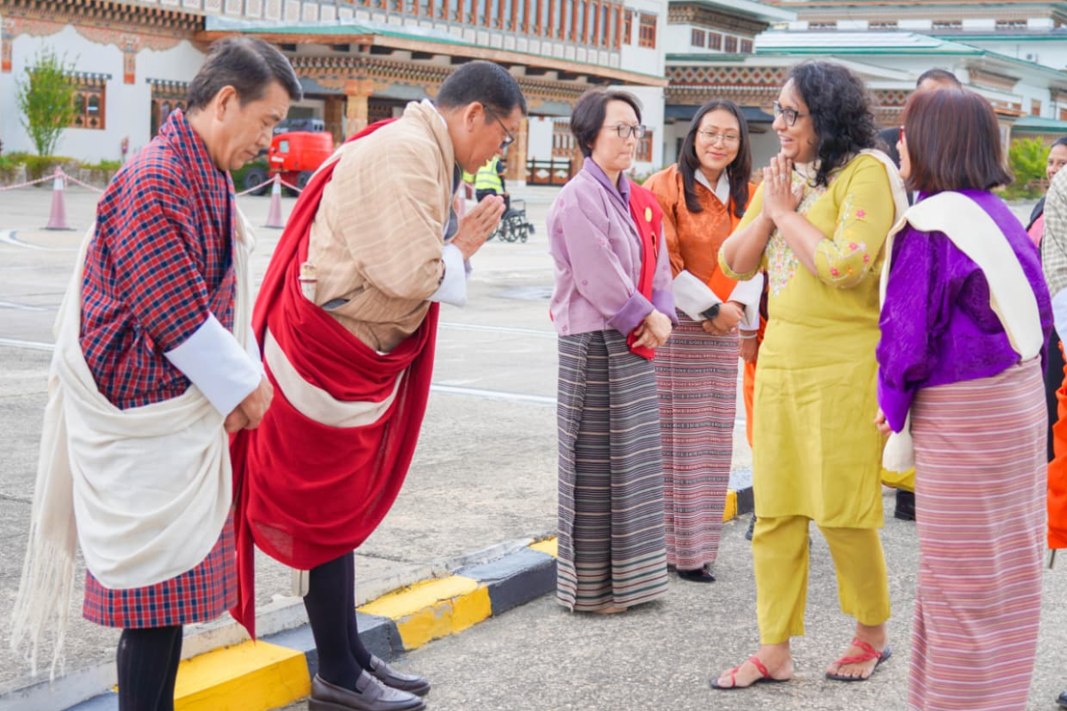 பூட்டானைச் சென்றடைந்தார் பிரதமர் ஹரிணி | Prime Minister Harini Reached Bhutan பூட்டானைச் சென்றடைந்தார் பிரதமர் ஹரிணி | Prime Minister Harini Reached Bhutan
