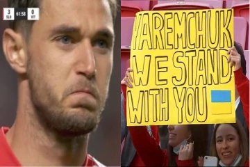 உக்ரைனிய கால்பந்து வீரரை கண்கலங்கவைத்த ரசிகர்கள்! வைரலாகும் வீடியோ