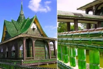 1.5 மில்லியனுக்கும் அதிகமான பீர் பாட்டிலில் கட்டியெழுப்பட்ட புத்தர் கோவில்: சுவாரஸ்ய தகவல்