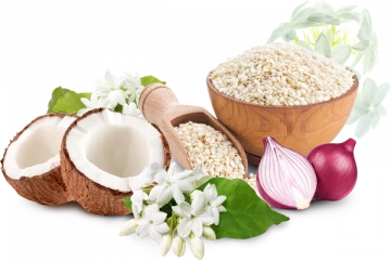 ஆரோக்கியமான கீழ்ப்படியும் கூந்தலுக்கு எள் எண்ணெய், மல்லிகைச் சாறு, சிவப்பு வெங்காய சாறு, தேங்காய் எண்ணெயின் குணநலனின் சக்தி