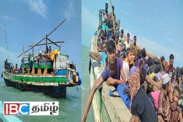 முல்லைத்தீவில்100 வெளிநாட்டவர்களுடன் கரையொதுங்கிய படகு