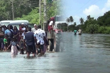 இராஜாங்கனை நீர்த்தேக்கத்தின் வான் கதவுகள் திறப்பு : முற்றாக நீரில் மூழ்கிய பிரதேசம்