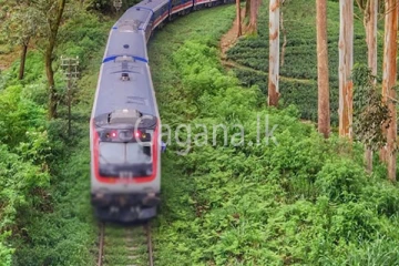 දුම්රිය ටිකට් එක ළඟදීම ඉවතට.