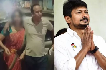 உதயநிதியை கூப்பிடுறேன் பாக்குறீயா..நடுரோட்டில் போலீசாரை கேலி செய்த ஜோடி!