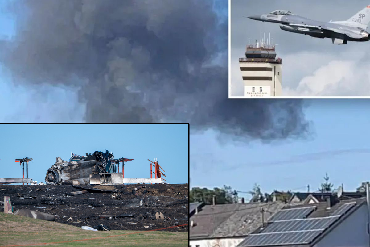 ஜெர்மனியில் விபத்துக்குள்ளான அமெரிக்க போர் விமானம் | Us Fighter Jet Crashes In Germany