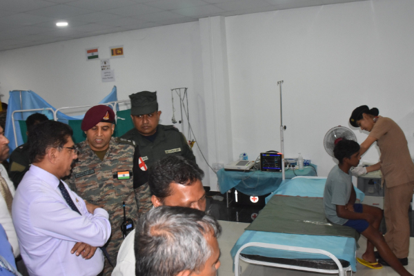 இந்திய இராணுவத்தால் கள வைத்திய சேவைகள் | Field Medical Services By The Indian Army Kandy