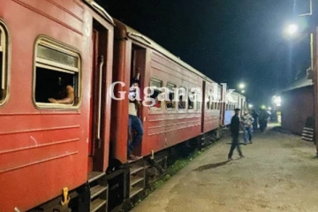 අයහපත් කාලගුණය නිසා අද රාත්‍රී තැපැල් දුම්රිය අවලංගු කරයි..