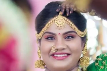 அழகிய பட்டு சேலையில் மாலையும் கழுத்துமாக இருக்கும் ரோபோ சங்கர் மகள்! வாவ்.... அம்புட்டு அழகு!