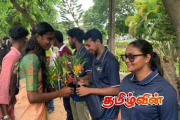 தெற்கில் இருந்து வருகை தந்த இளைஞர் யுவதிகளுக்கு யாழில் அமோக வரவேற்பு!