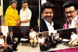 தமிழக முன்னாள் முதல்வர் ஸ்டாலினை பொன்னாடை போத்தி கௌரவித்த விஜய்!