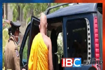 போலி இலக்கதகடு பொருத்தப்பட்ட சொகுசு வாகனத்துடன் பிக்கு கைது