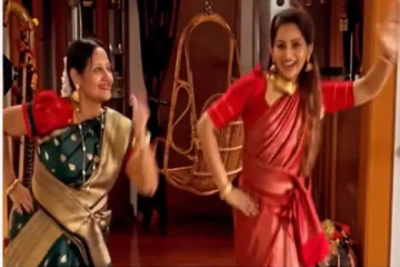 புஷ்பா பட பாடலுக்கு மாமியாருடன் குத்தாட்டம் போடும் சின்னத்திரை நடிகை நக்‌ஷத்ரா..வைரலாகும் வீடியோ