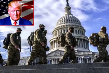 வாஷிங்டனில் அவசரநிலை அறிவிப்பு., 800 பாதுகாப்பு படையினரை நிறுத்திய ட்ரம்ப்