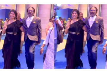 நடிகை விஜயலட்சுமியுடன் துள்ளி குதித்து நடனமாடிய பாரதிராஜா - வைரலாகும் வீடியோ