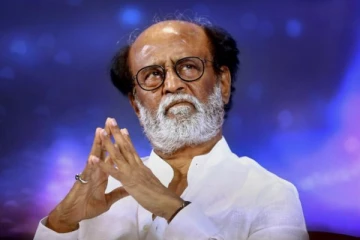 முன்னாள் கிரிக்கெட் வீரருடன் நடிகர் ரஜினிகாந்த் மற்றும் மாபெரும் அரசியல் தலைவர்