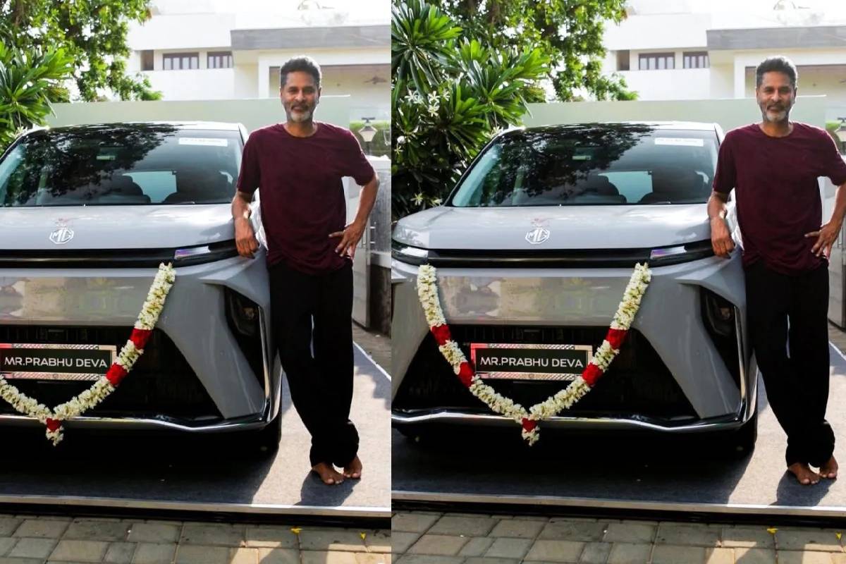 திரையுலகில் புதிய டிரெண்ட்... புதிய எலக்ட்ரிக் கார் வாங்கிய பிரபுதேவா! விலை எவ்வளவு தெரியுமா? | Prabhu Deva Buys An Ultra Luxurious Electric Car திரையுலகில் புதிய டிரெண்ட்... புதிய எலக்ட்ரிக் கார் வாங்கிய பிரபுதேவா! விலை எவ்வளவு தெரியுமா? | Prabhu Deva Buys An Ultra Luxurious Electric Car