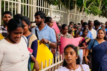 பதுளையில் மலையக மக்களின் காணி உரிமைப் போராட்டம்