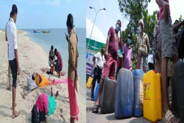 இலங்கையிலிருந்து  அகதிகளாக வந்த வயதான தம்பதிகள் :  கடற்கரையில் மயங்கியதால் பரபரப்பு