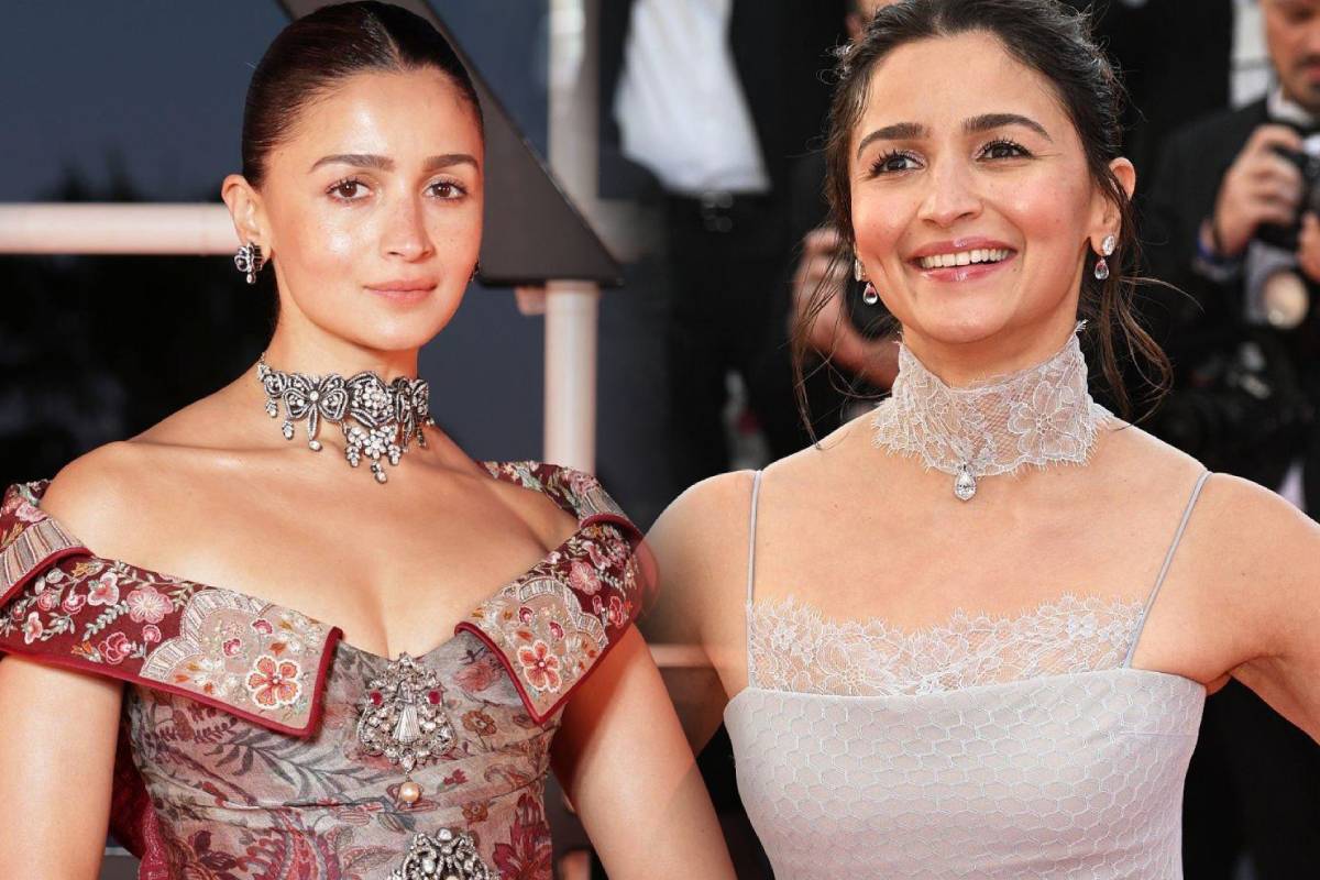 உலகையே திரும்ப பார்க்க வைத்த ஆலியா பட்டியின் 168 கேரட் நெக்லஸ்.. | Alia Bhatt Cannes 2026 Pink Coral Necklace Price