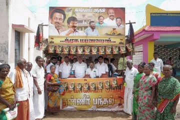 முதல்வர் ஸ்டாலின் பிறந்தநாள் - நீர், மோர் தண்ணீர் பந்தல் திறப்பு