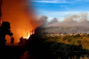 கரும் புகையில் சூழ்ந்த அமெரிக்கா: பற்றி எரிந்த வனப்பகுதி