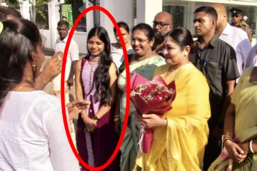 யாழில் இடம்பெற்ற சஜித் பிரேமதாசவின் கூட்டத்தில் பாடகி கில்மிசா!