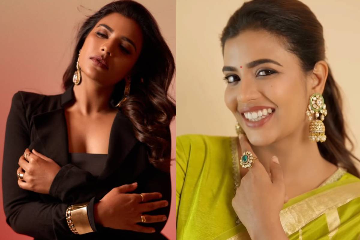 நாளுக்கு நாள் கூடும் கிளாமர்!! நடிகை ஐஸ்வர்யா ராஜேஷின் சேலை கிளிக்ஸ்.. | South Actress Aishwarya Rajesh Saree Photoshoot