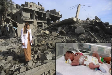 இஸ்ரேல் – ஹமாஸ் போர் ; உயிரிழந்த கர்ப்பிணியின் வயிற்றிலிருந்து மீட்கப்பட்ட சிசு