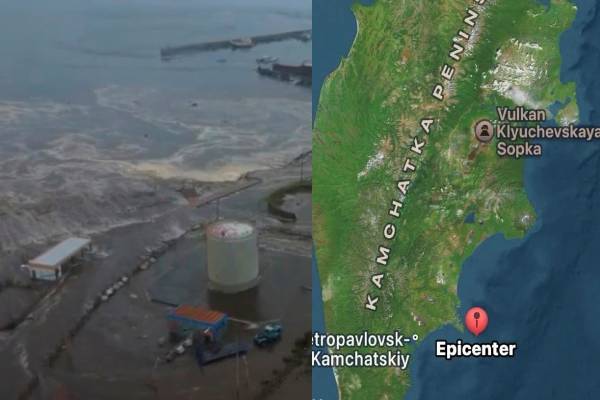 ரஷ்யாவில் பயங்கர நிலநடுக்கம் - சுனாமி எச்சரிக்கை | 7 4 Magnitude Eartquake Strikes Russia Kamchatka