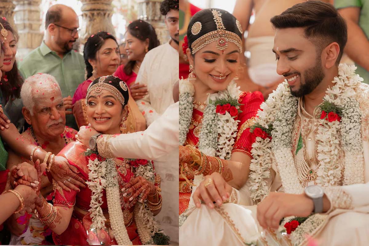 விமானியைக் கரம்பிடித்த பிரபல நடிகை... வைரலாகும் திருமண புகைப்படம் | Bigg Boss Janani Married Pilot Sai Roshan